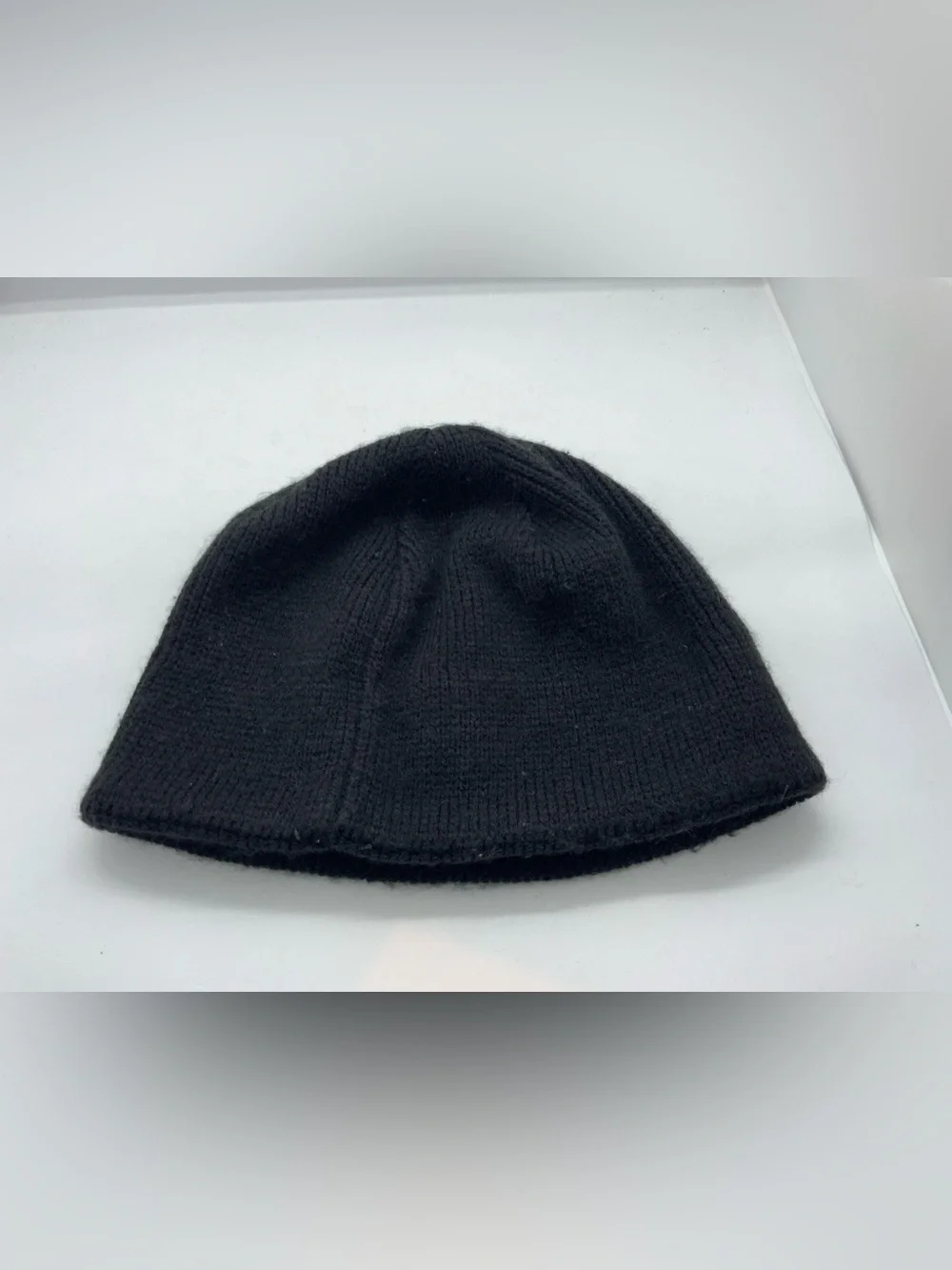 The North Face Junior Black Beanie with Neon Logo
